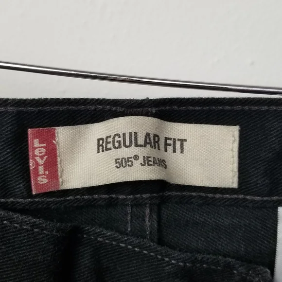 Levi's 505 Men's Black W36 L34 - Picture 11 of 11